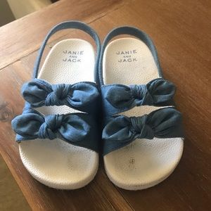 Janie and Jack Chambray Sandals